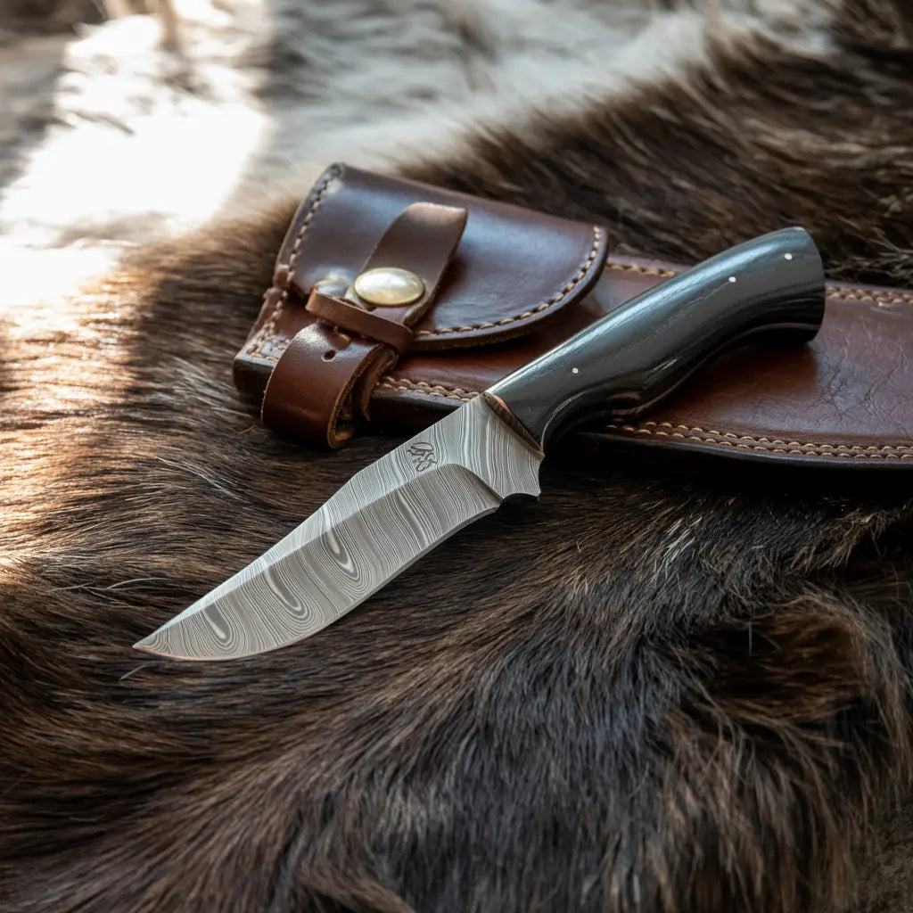 Damascus Skinning Knife