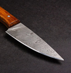 Cattleman Damascus Steel Steak Knives - Set of 4