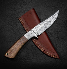 Bolognesi Damascus Steel Hunting Knife