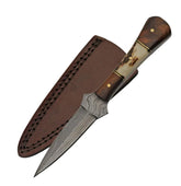 Desert Fang Damascus Baby Dagger