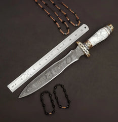 Dual Resin Double Edged Hunting Knife