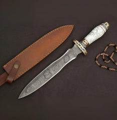 Dual Resin Double Edged Hunting Knife