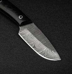 EDC Fixed Blade Damascus Steel Knife