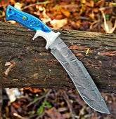 Handmade Damascus Steel Bowie Knife