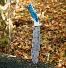 Handmade Damascus Steel Bowie Knife