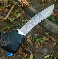 Handmade Damascus Steel Bowie Knife