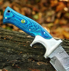 Handmade Damascus Steel Bowie Knife