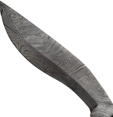 Heritage Forge Custom Damascus Full Tang Kukri Knife