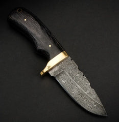 Jim Baker Damascus Steel Skinner