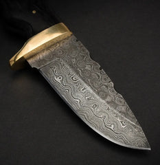 Jim Baker Damascus Steel Skinner