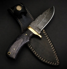 Jim Baker Damascus Steel Skinner