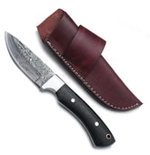 Micarta Handle Fixed Blade Dagger – Full Tang Drop Point Knife