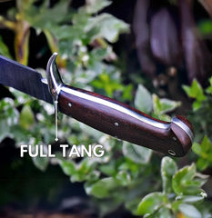 Scout’s Edge 13 Damascus Steel Bowie with Walnut Handle