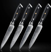 Shogun Edge G10 Damascus Steak Knife Set (4-Piece)