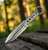 Vortex Fang – Damascus Kunai Precision Thrower