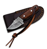 Woodsman Mini Damascus EDC Knife