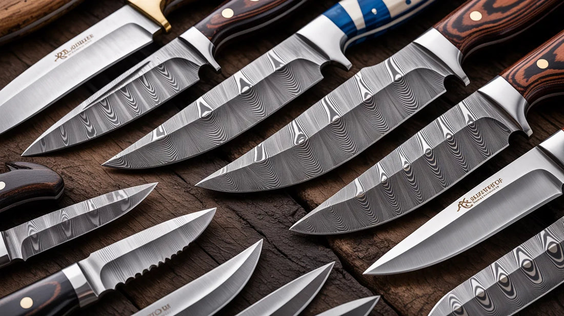Damascus Steel Knife Blade Shapes