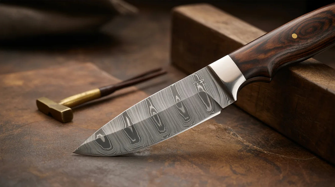 Damascus Steel Knife Blade Tangs Explained