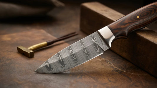 Damascus Steel Knife Blade Tangs Explained