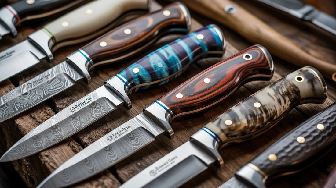 Damascus Steel Knife Handle Materials