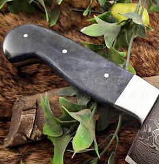 BlueRift Edge – Ripple Pattern Damascus Utility Blade