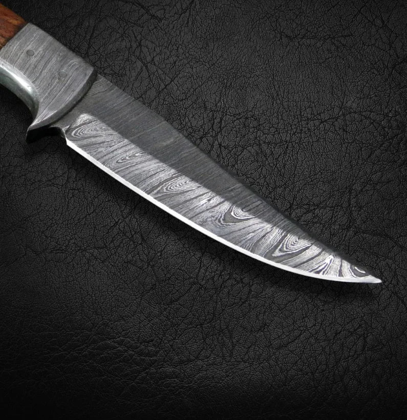 Bolognesi Damascus Steel Hunting Knife