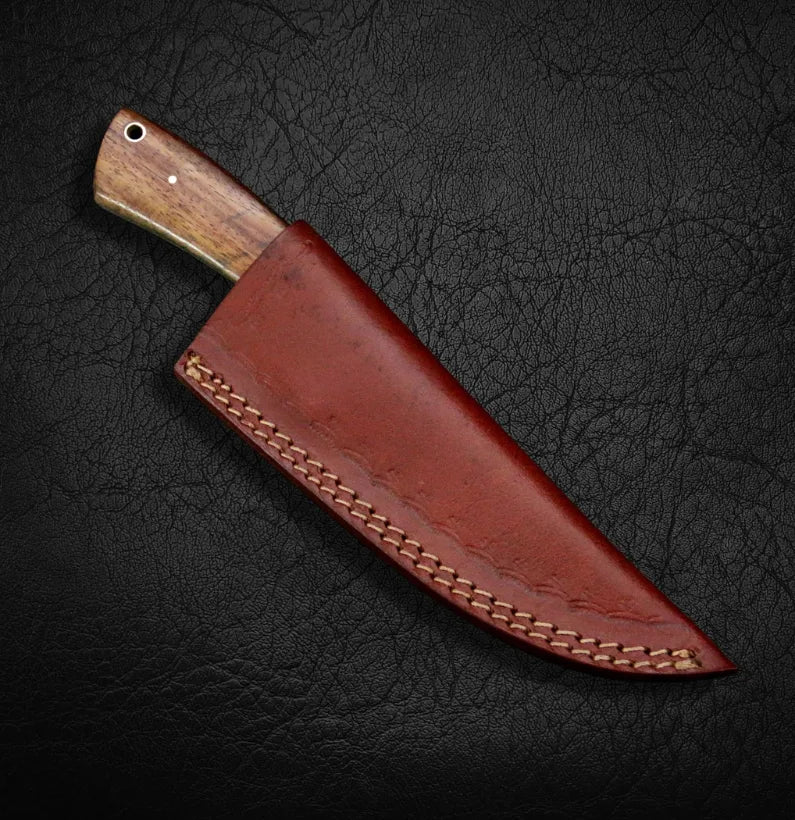 Bolognesi Damascus Steel Hunting Knife