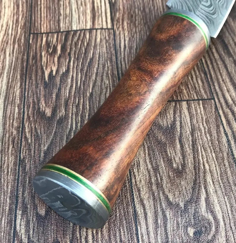 Crimson Root – Damascus Steel Boot Knife