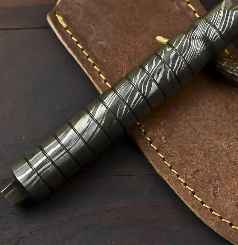 FrostPierce Damascus Ice Kris Dagger