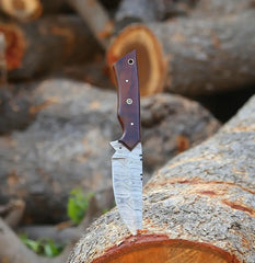 Full Tang Fixed Blade Hunting Knife – Rosewood Handle