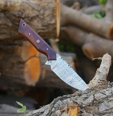 Full Tang Fixed Blade Hunting Knife – Rosewood Handle