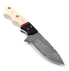 Handmade Tracker Knife – 8″ Full Tang Fixed Blade with Bone Handle