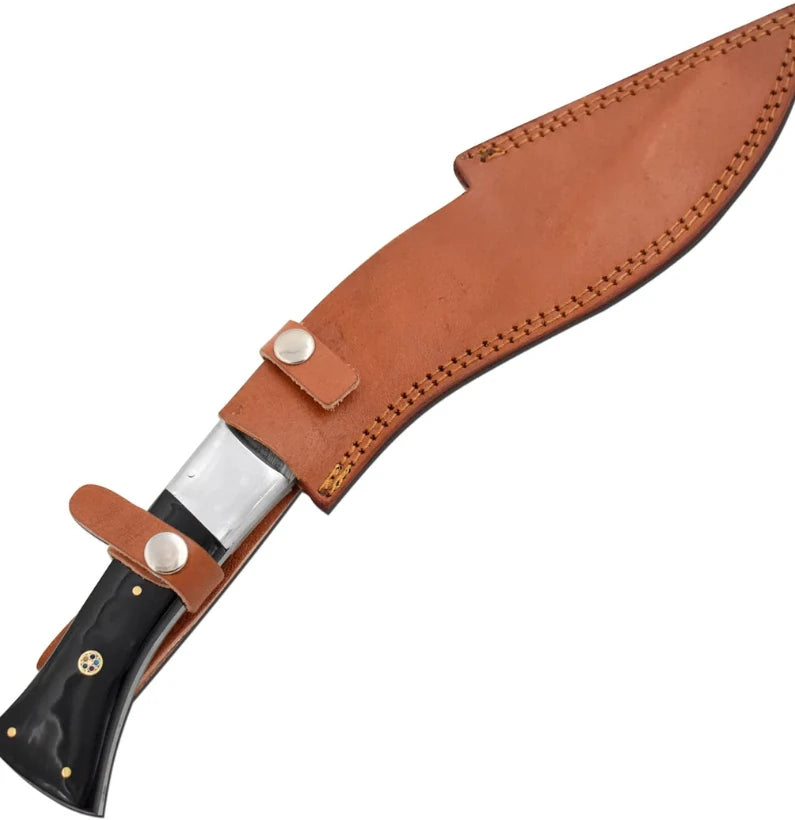 Heritage Forge Custom Damascus Full Tang Kukri Knife