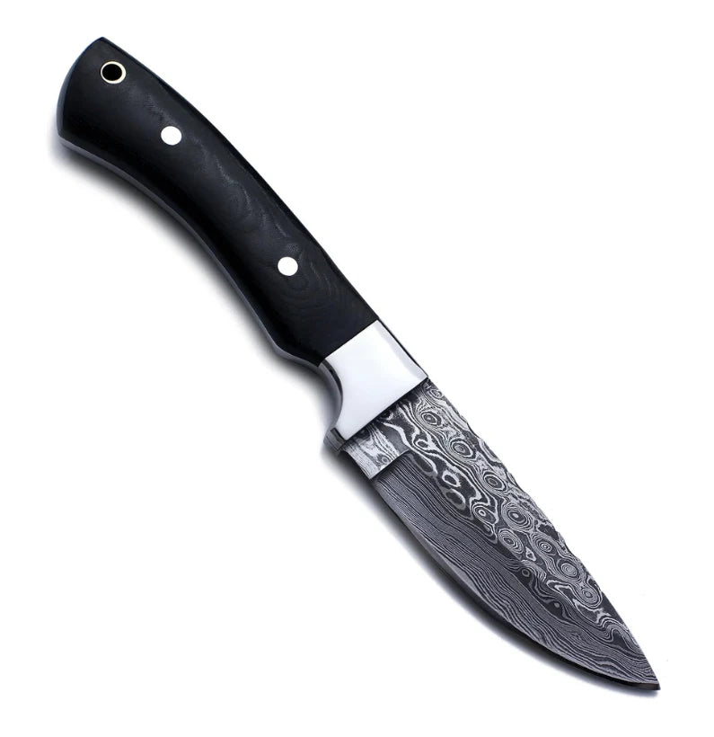Micarta Handle Fixed Blade Dagger – Full Tang Drop Point Knife
