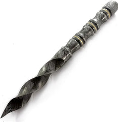 Oblivion Coil Damascus Tri-Edge Dagger