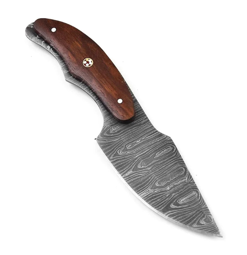 Ridgeback 7.5″ Damascus Fixed Blade Skinning Knife