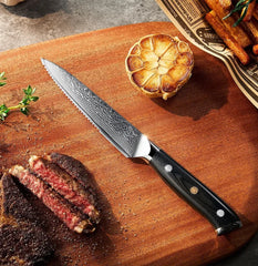 Shogun Edge G10 Damascus Steak Knife Set (4-Piece)