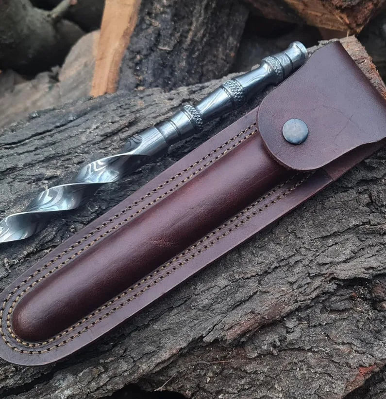 TornadoSpire Damascus Spiral Blade Dagger