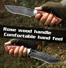 VG10 Damascus Steel Hunter’s Bowie Knife
