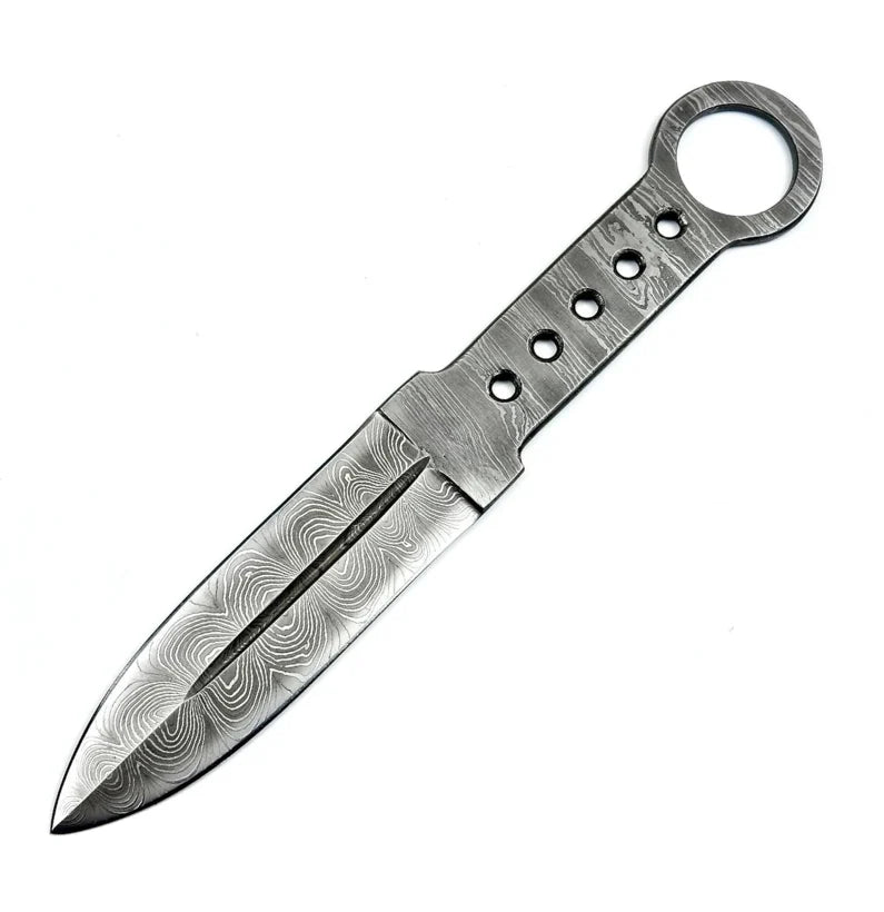 Vortex Fang – Damascus Kunai Precision Thrower