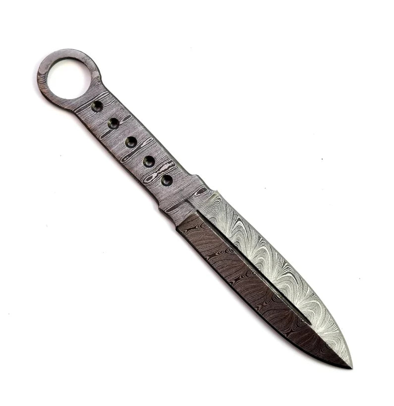 Vortex Fang – Damascus Kunai Precision Thrower